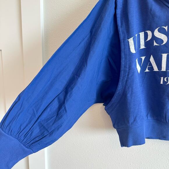 NWT Anthropologie Pilcro Fabric Mix Hoodie Size Small - Picture 8 of 11